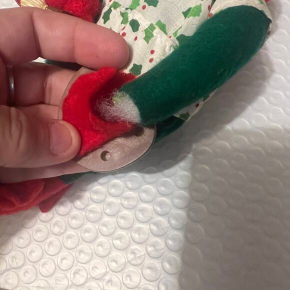 Vtg 1992 Santakins Santa’s Best Painter Elf hanging Posable NEED HAND GLUED - Picture 3 of 16